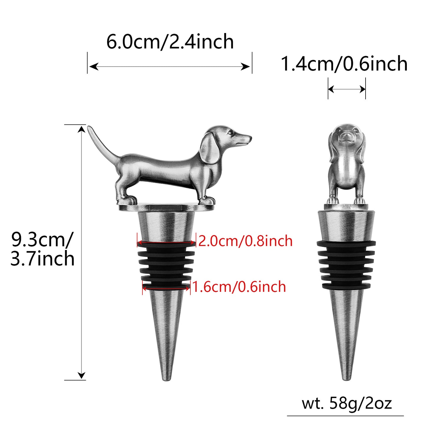 Dachshund Wine Stopper