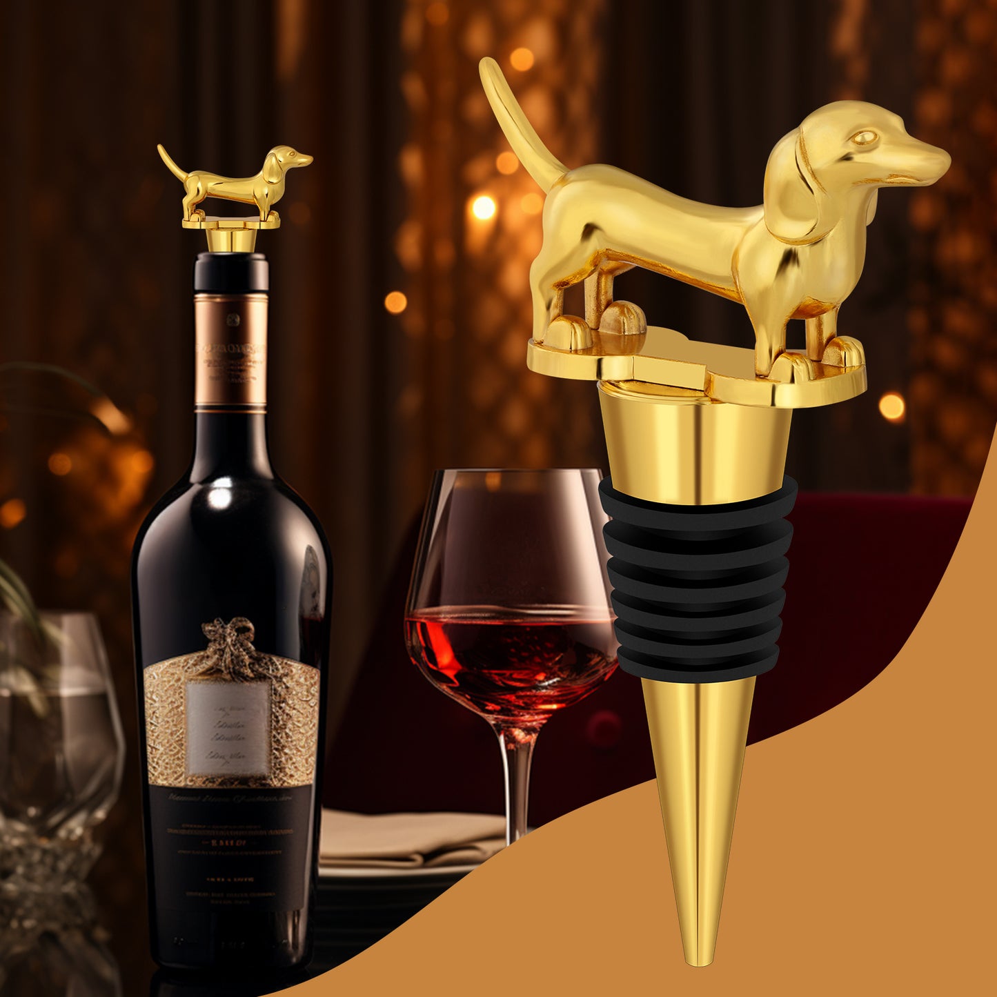 Dachshund Wine Stopper